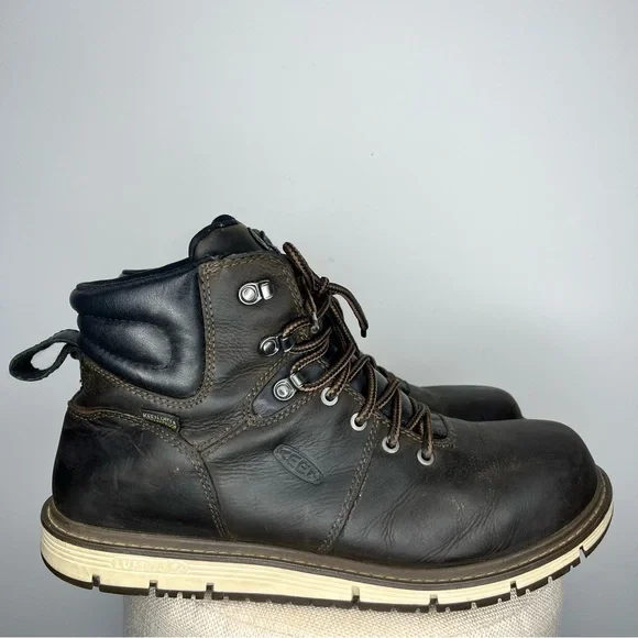 Keen Men's Black and Brown Boots - Picture 3 of 11